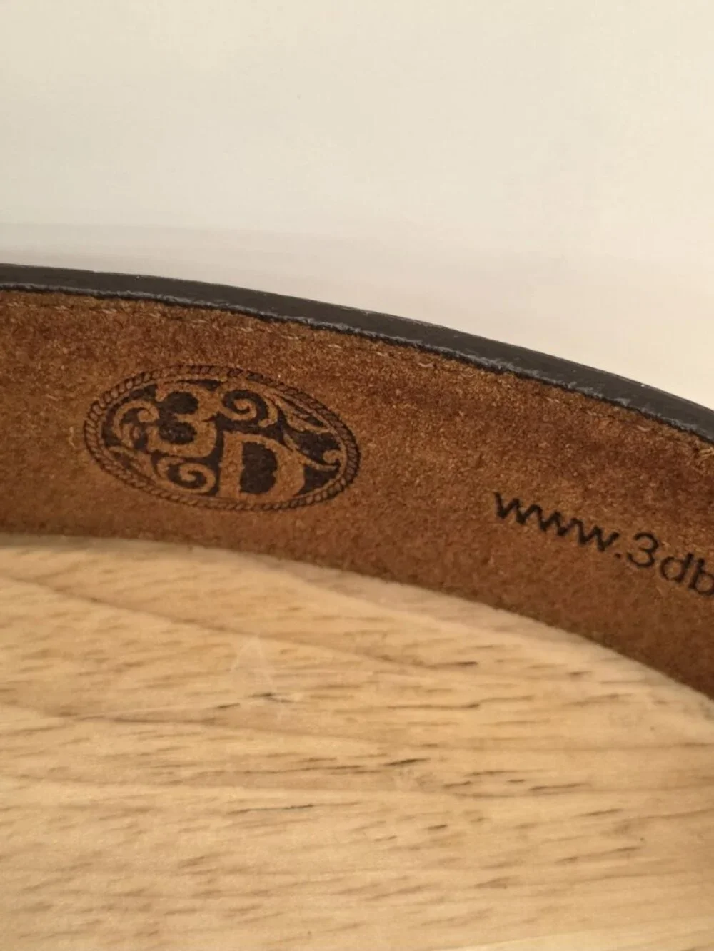 3D Belt Company Brown Leather Belt Western Men's Size 40